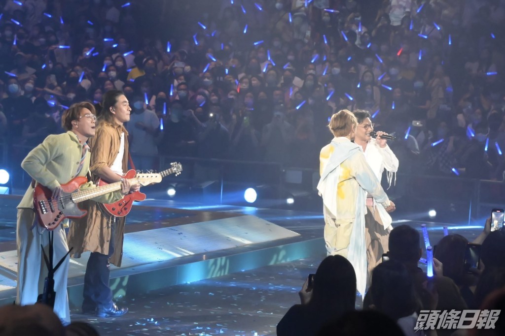 林家謙和RUbberBand絕少同台合唱。